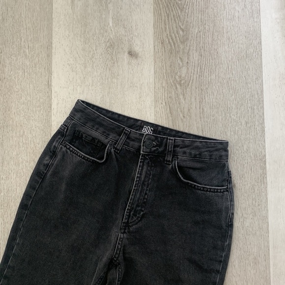 Urban outfitters BDG high waisted mom‎ jean washed black denim size 25 - Picture 9 of 12